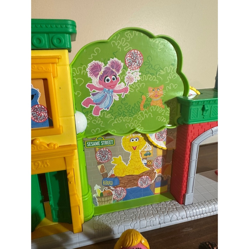 Sesame Street Neighborhood Playset 123 Building Figures Cookie Monster Ernie - Picture 5 of 8